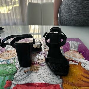 Charlotte Russe Black Heeled Shoes